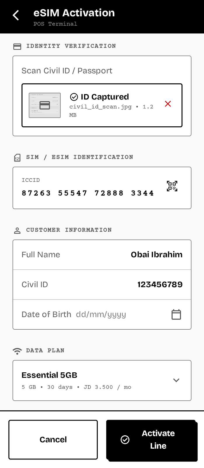Customer Info